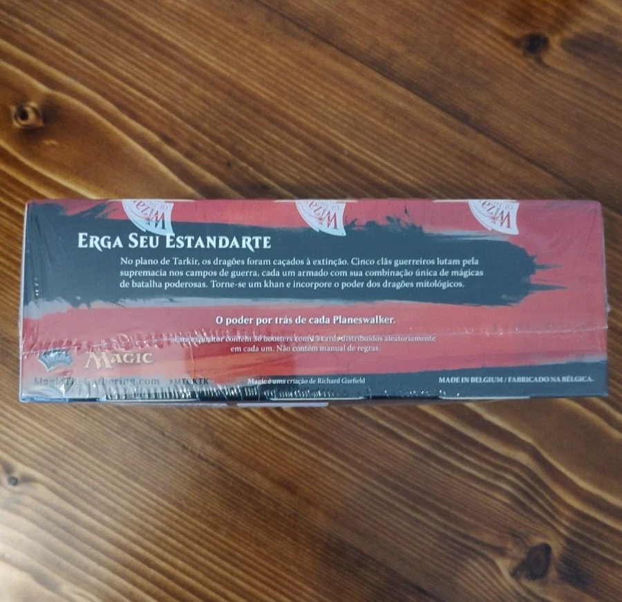 Magic The Gathering Caja de refuerzo sellada de fábrica portuguesa Khans of Tarkir Magic The Gathering Magic The Gathering Foto 2 de 2