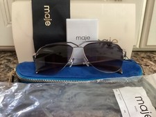 French Designer Maje MJ7001 DORE/BORDEAUX 54/15/135 Women's Sunglasses NWT 225