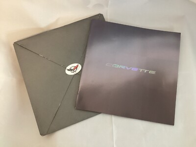 2001 Chevrolet Corvette Dealer Sales Advertising Brochure With Envelope
