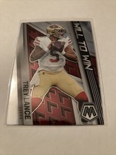 2022 Mosaic Football Will to Win #WW-11 Trey Lance 49ers