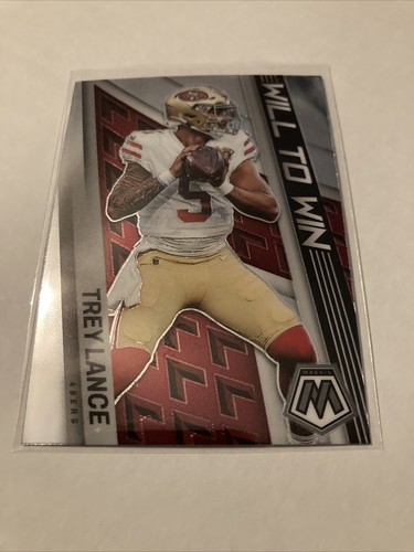 2022 Mosaic Football Will to Win #WW-11 Trey Lance 49ers - Picture 1 of 1