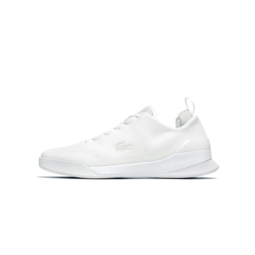 Mens Boys Lacoste LT Duel Elite White Trainers Tennis 7-34spm000821g - Picture 2 of 3