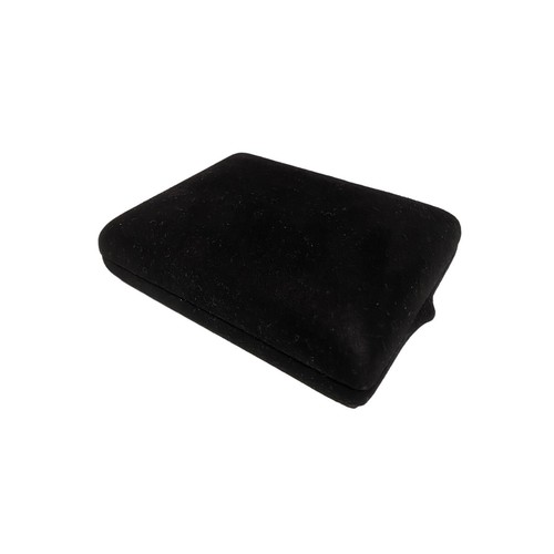 Harry Winston Vintage schwarz Wildleder Ohrringe Schmuckbox - Bild 4 von 5