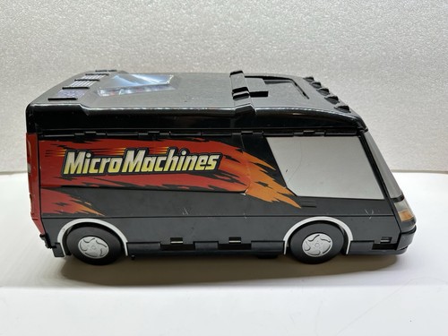 Hasbro Micro Machines Super Van City Black Fold Out RV Playset 1990’s - Picture 2 of 14