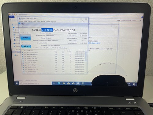 Portatil HP ProBook 440 G4 i5-7200U 2.5GHz 8GB 480SSD Webcam 14" FHD HDMI 05 - Imagen 6 de 13