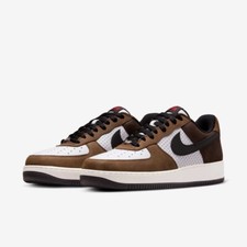 Nike Air Force 1 Low Retro White and Baroque Brown HJ4323-100 Expeditedship