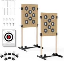 Shooting Target Stand Holder Adjustable Base for Paper Shooting Target Cardboard