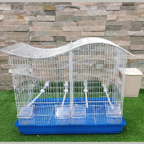 1PCS White Parakeet Nesting Box Parrot Breeding Box Bird Nest House Cage Mounted - Picture 5 of 12