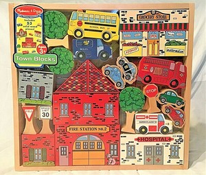 doug melissa blocks town sealed pieces wood play