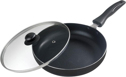 PEBBLE HUG Glass Lid for Frying Pan, Pots, Skillets, Transparent Cookware Glass - Picture 5 of 54