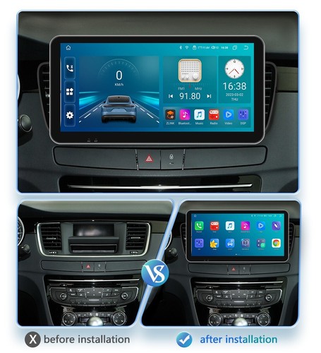 Radio Coche 10.33" Android13 Para Peugeot 508 2011-2018 Carplay GPS NAVI WIFI 8Kern - Imagen 2 de 24