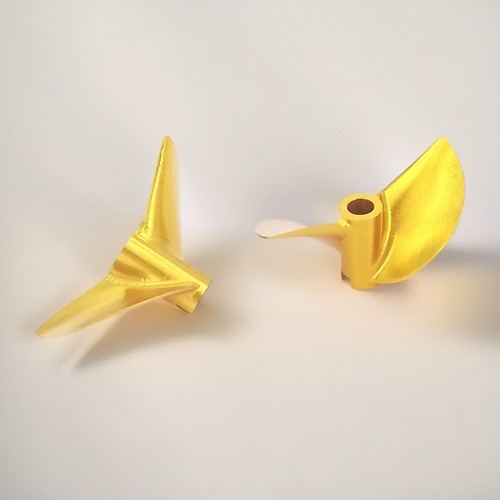 RC Catamaran Propeller 46mm 4.76mm 3/16" Right Left Prop for RC Boat - Picture 13 of 16