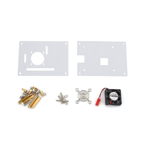 Arcylic Clear Case Shell Cooling Fan Heatsink For Raspberry Pi 3/2 Model B/B+ - Picture 4 of 6