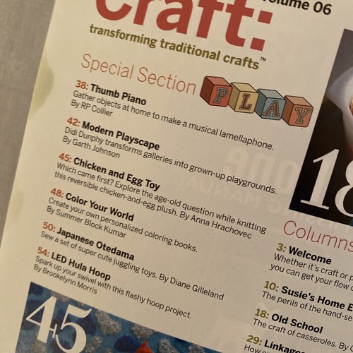 Craft: Transforming Traditional Crafts Magazine DIY Plush Monsters 2008 - Foto 5 di 13