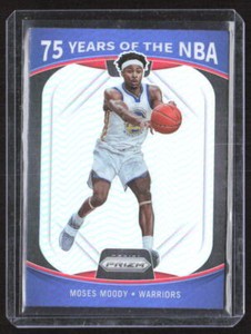 1279F 2021-22 Donruss Optic #22 Moses Moody 75 Years of the NBA (Panini Prizm)