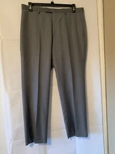 AXIST SILKWORKS  STRIAGHT FIT DRESS PANTS * GRAY* 36 X 30L * $65 MSRP * NEW