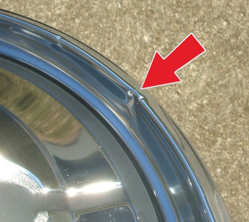 Set of 4 Genuine AMC Hornet 14" Stainless Hubcaps Wheel Covers 1972 1975 OEM - Picture 6 of 12