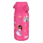 ION8 Leak Proof Kids Water Bottle, Stainless Steel, Princess, 400ml (13oz)