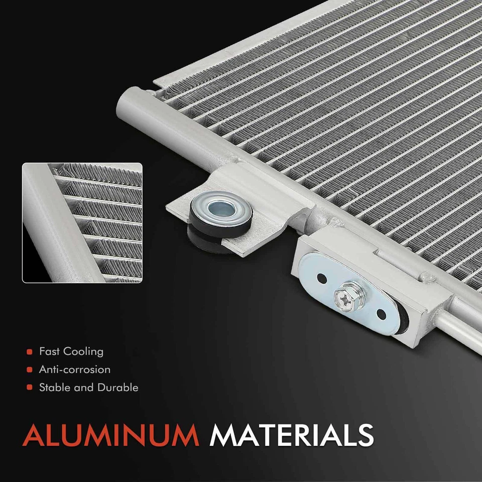 Condensador de aire acondicionado para Freightliner Columbia 2008-2012 Coronado 2011-2015 Cascadia Foto 2 de 4