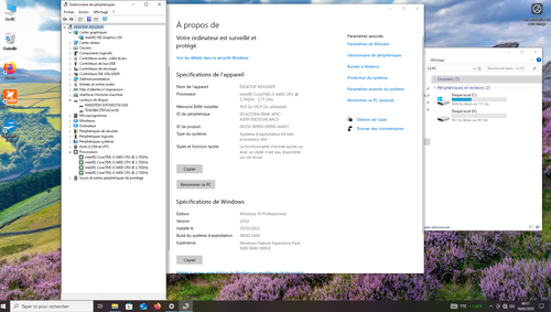 PC Dell OptiPlex 5040 SFF Intel i5-6400 RAM 16Go SSD 128Go HDD 1To Win10Pro - Photo 5/5