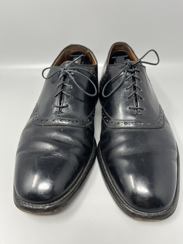 Zapatos de vestir polo de cuero negro Allen Edmonds para hombre talla 10,5D - Imagen 12 de 16