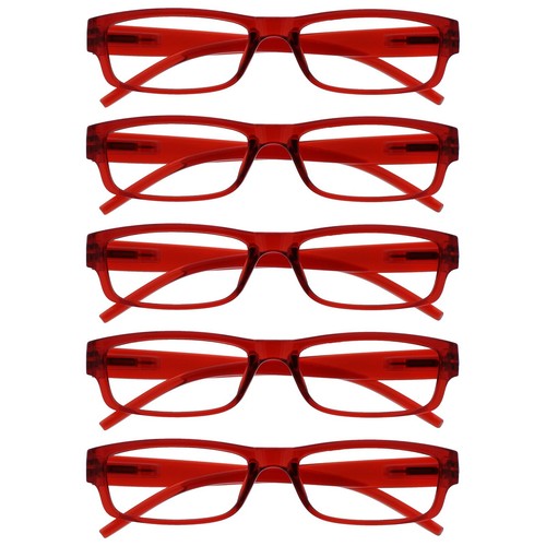Value Multi 5 Packs Reading Glasses Mens Womens Lightweight UV Reader RRRRR32 - Picture 26 of 30
