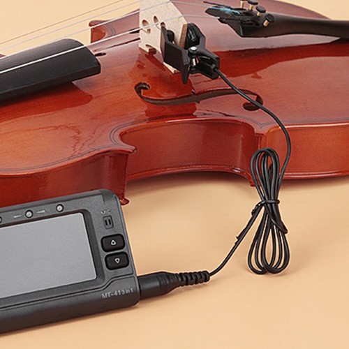 Vibrationsbasiertes Akustikgitarre Tonabnehmer Kabel und Clip für Violine Sax E - Bild 11 von 11