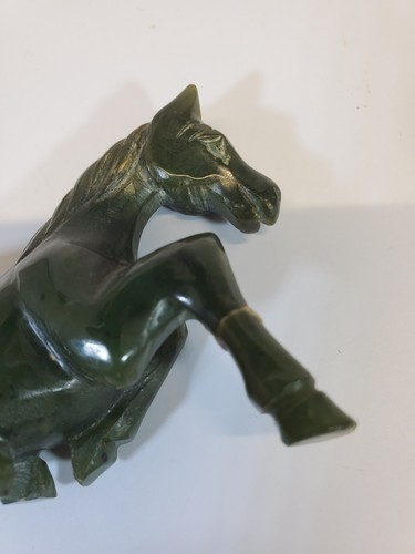SET VINTAGE VERDE SCURO DI 3 CAVALLI COME GIADA. avuto riparazione - Foto 5 di 14