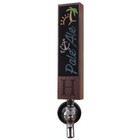 Monogrammed H Kegerator Beer Tap Handle Display Keg Tap Handle with Chalk Mad.