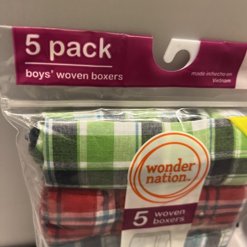 Ropa interior boxer Wonder Nation para niños talla M 8-10 - Imagen 7 de 23