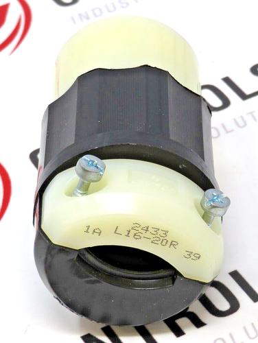 Cable de conexión a tierra trifásico Leviton 2433 conector de bloqueo MNT 20A 480V NEMA L16-20R - Imagen 2 de 8
