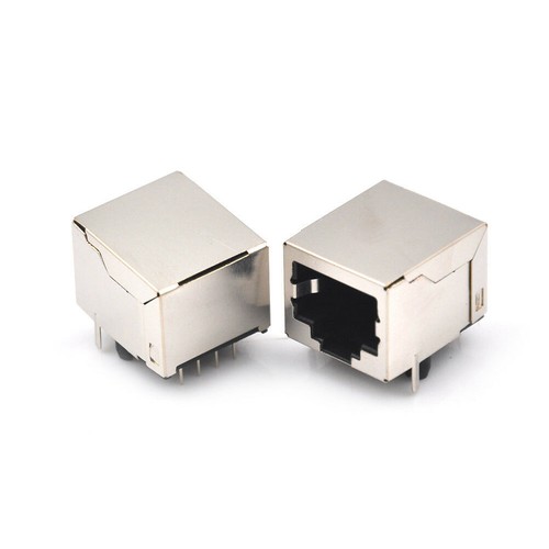 10Pack RJ45 8P8C Single Network Port Female Socket PCB Head Solder Connectors A - Photo 12/13