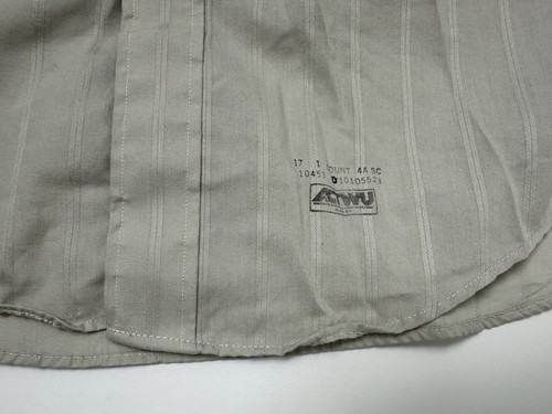 Vintage 80s Damon Shirt Men XL Slim Long Sleeve Button Up Jacquard Striped USA - Picture 13 of 18