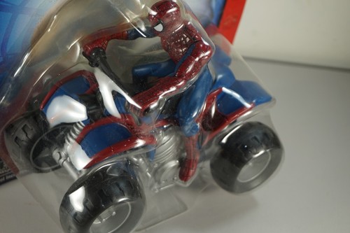 Vintage Toybiz 2004 Bump & Go Spiderman ATV Quad Bike Spider-Man MOC - Picture 3 of 7