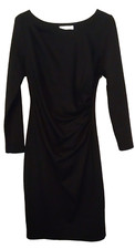 Women's Party/Cocktail Dress Medium Black Pleats Excellent Condition