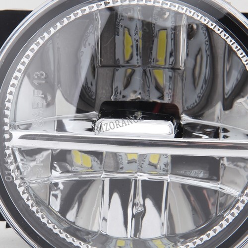 Bisel de cubierta de lámpara de parachoques de luz antiniebla LED de 4 piezas para Jeep Cherokee 2014-2016 2017 2018 - Imagen 12 de 24