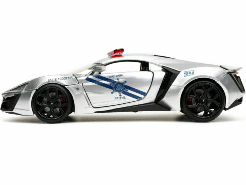 Lykan Hypersport Police "Highway Patrol" Hardtop Jada Diecast Toy Car, 8'' 1:24 - Picture 4 of 9