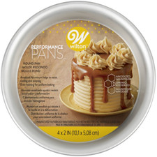 ROUND CAKE PAN Aluminum 4-Inch