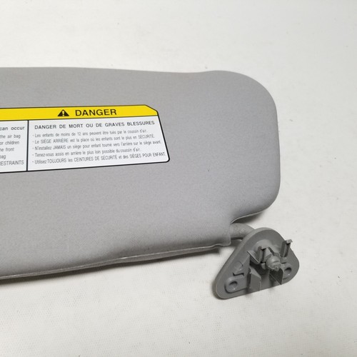 Mitsubishi Lancer 2002-2007 Driver Passenger Sun Visor Gray 02 03 04 05 06 07 - Picture 13 of 13