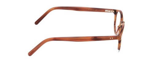 Ernest Hemingway 4912 Unisex Round Eyeglasses in Blonde Brown Marble/Silver 47mm - Bild 3 von 5