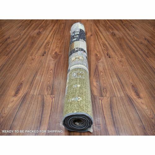 4'x5'10" Colorful Afghan Kashkuli Gabbeh Hand Knotted Wool Oriental Rug R71253 - Picture 4 of 6