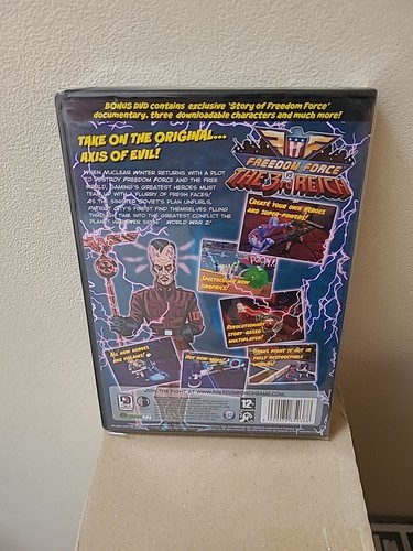 Freedom Force Vs The 3rd Reich + DVD extra - CD-ROM PC - NUEVO Y SELLADO - Imagen 2 de 2