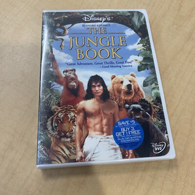 Disney's The Jungle Book Jason Scott Lee Dvd Sealed Sam