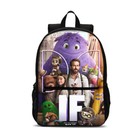 IF Cartoon Backpack Print Cute Look for Boys Girls School Travel 18.5in