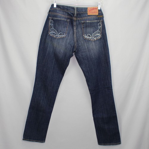 Lucky Brand Dungarees Denim Jeans Womens Size 6 X 28 Reg Inseam 7WD1465 - Picture 4 of 12