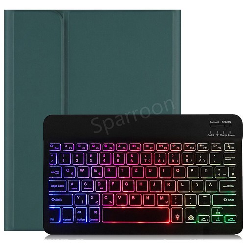 Beleuchtet Tastatur Hülle für iPad Pro 12,9 Zoll 6./5./4./3. Generation/Air 13" - Bild 29 von 60