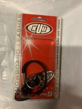 shortie Snowboard leash with claw clip & cord k3055sc NEW FREE SHIP IN US 