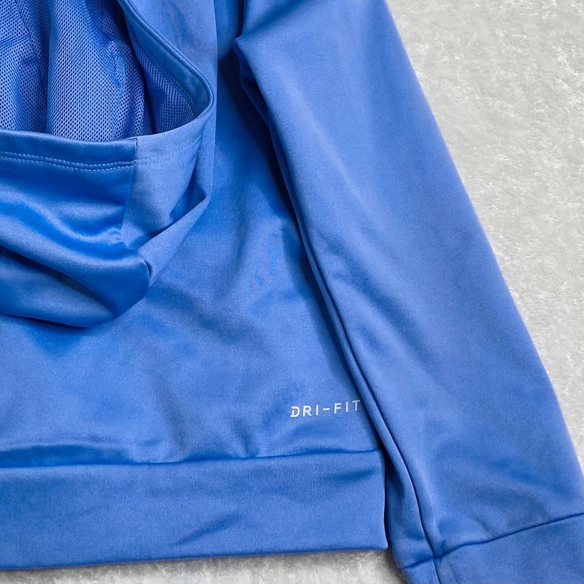 Nike Dri-Fit Long Sleeve Purple & Glitter Hooded Zip Jacket