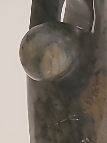 Mutter/Vater/Erwachsene & Person/Kind Skulptur Stein Künstler signiert D Hove 9 Zoll groß - Bild 12 von 24
