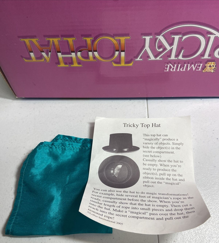 Sombrero de copa Magicians - 2005 Tricky Top Hat de Empire - Imagen 6 de 12